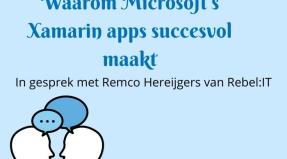 Waarom Microsoft's Xamarin apps succesvol maakt, in gesprek met Remco Hereijgers van Rebel:IT